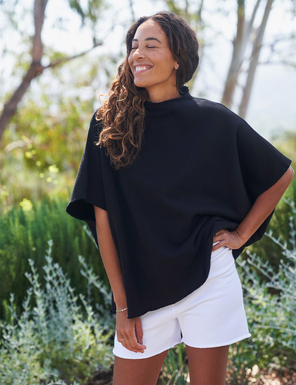 AUDREY Black, Triple Fleece