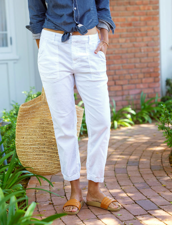 JAMESON White, Italian Performance Linen