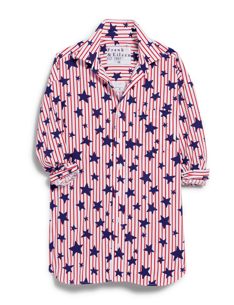 MACKENZIE Red Stripes and Navy Stars, Superluxe