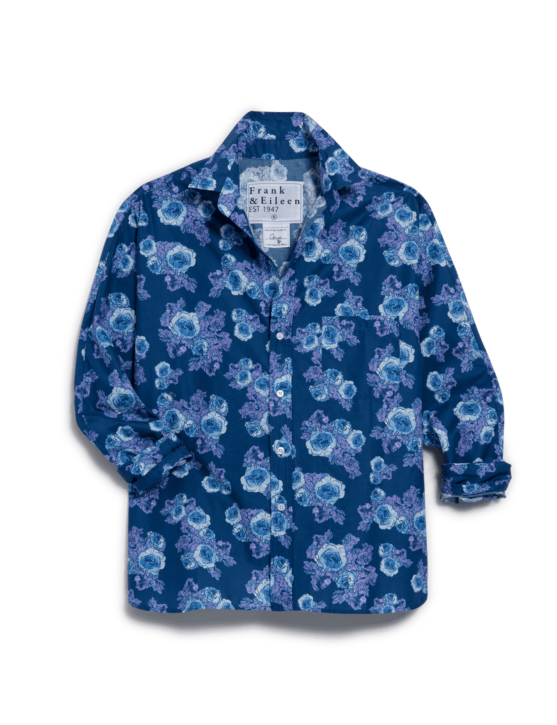 OONA Blue and Purple Floral, Made with Liberty Fabric