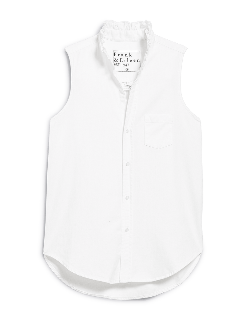 FIONA RUFFLE White, Famous Denim