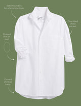 SHIRLEY White, Everyday Poplin