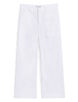 WEXFORD PATCH POCKET White, Italian Performance Linen